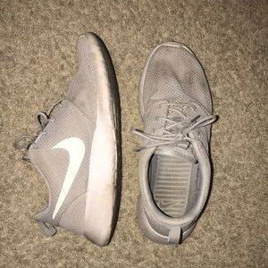 Grey Nike shoes